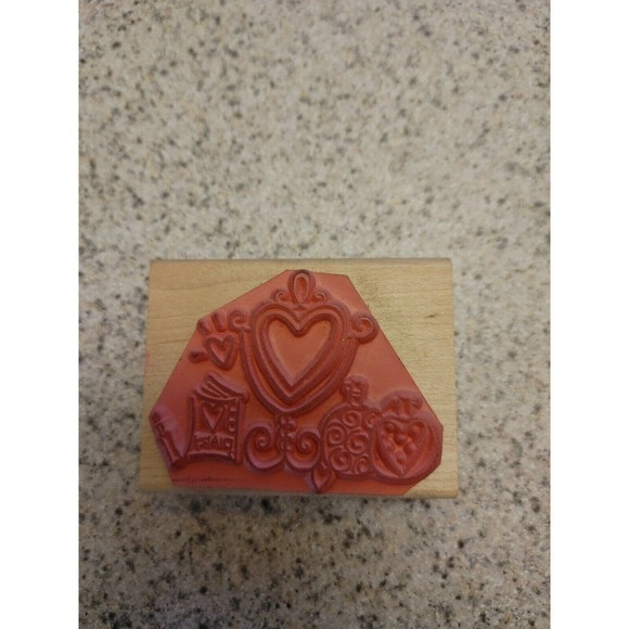 CTMH Vanity Items‎ Perfume Diary Lipstick Mirror Rubber Stamp - Picture 3 of 3